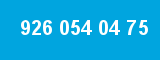 926 054 04 75 926 054 04 75